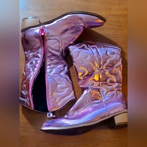 Barbie pink cowboy/cowgirl boots